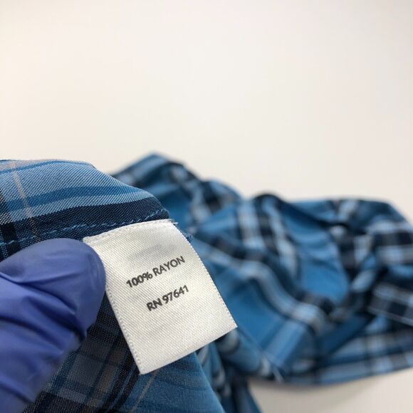 J.Jill Petite Small PS Rayon Button Long Sleeve Multicolor Check Plaid Shirt - Picture 8 of 9